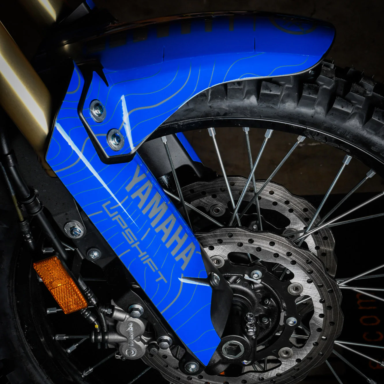 GRAPHICS KIT - 2019–2024 YAMAHA TENERE 700 - BLUE TOPO - Image 6