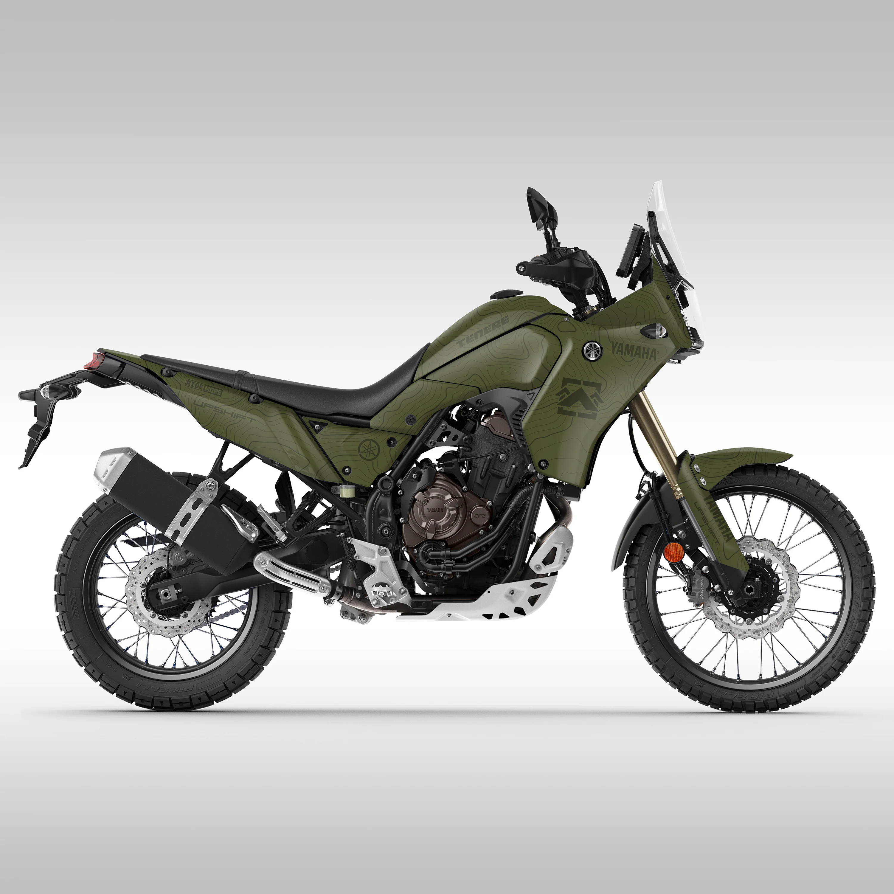 GRAPHICS KIT - 2019–2024 YAMAHA TENERE 700 - ALPINE TOPO