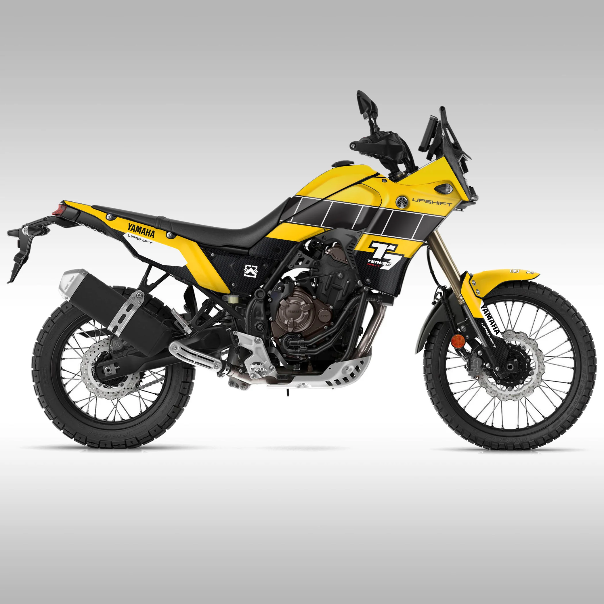 GRAPHICS KIT - 2019–2024 YAMAHA TENERE 700 - LAZER YELLOW
