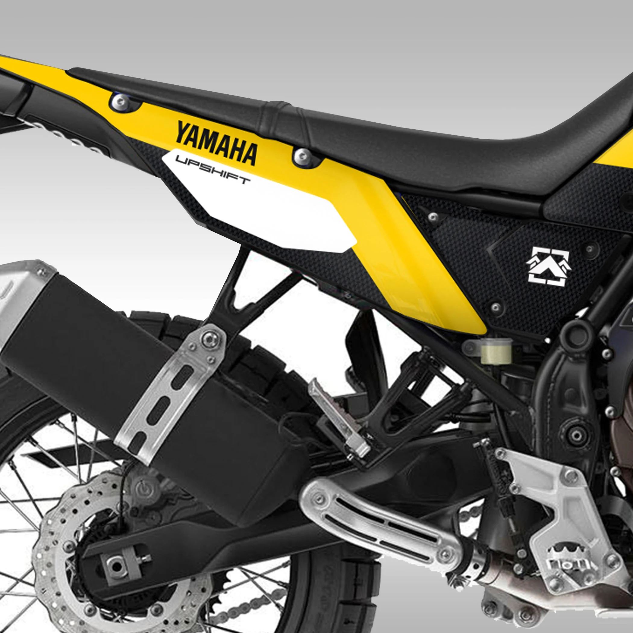 GRAPHICS KIT - 2019–2024 YAMAHA TENERE 700 - LAZER YELLOW - Image 4