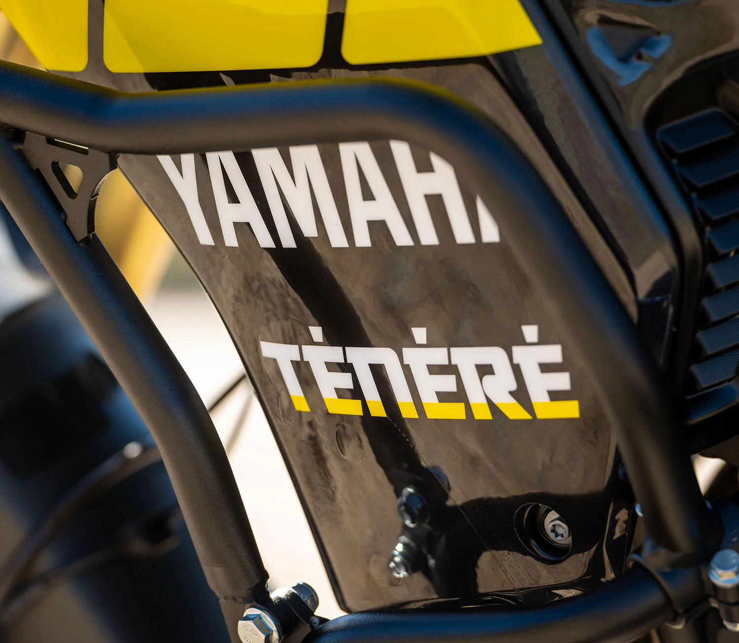 GRAPHICS KIT - 2019–2024 YAMAHA TENERE 700 - RALLY BLACK / YELLOW - Image 6
