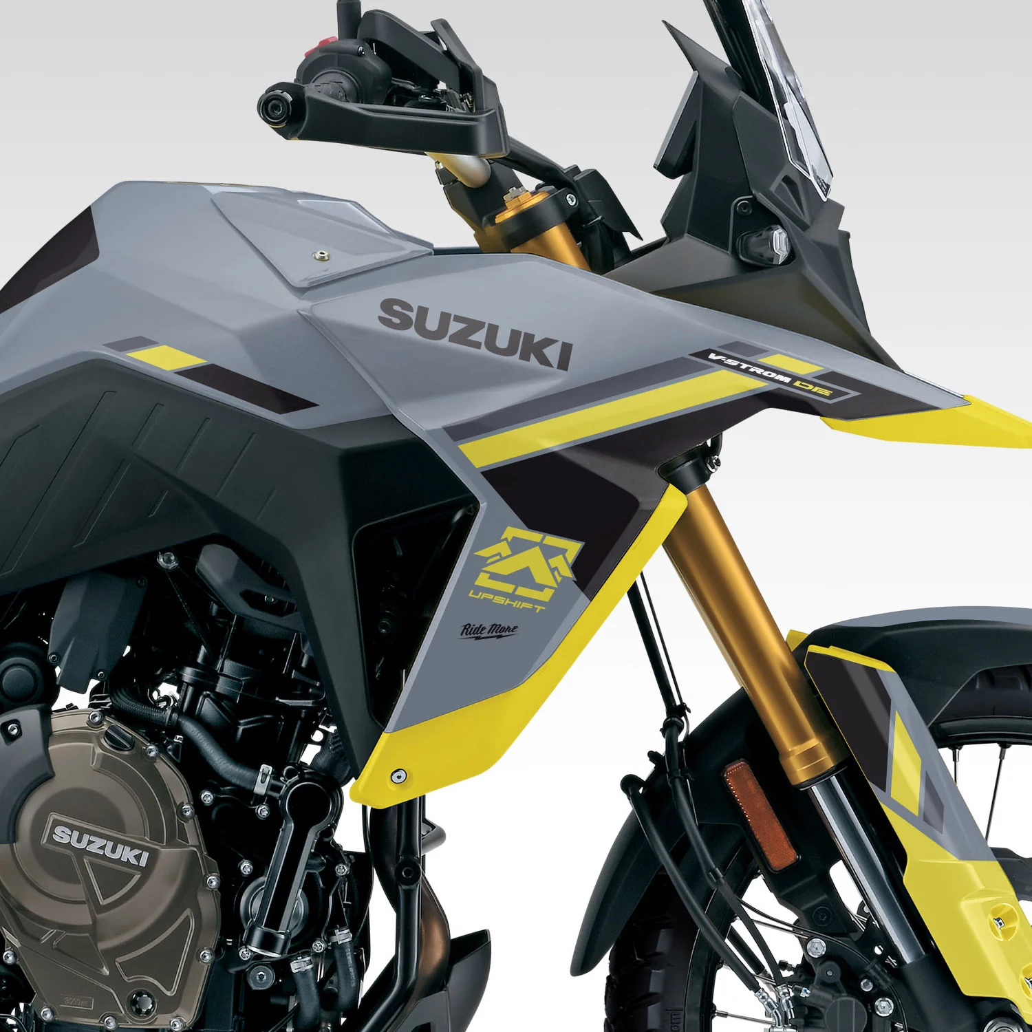 GRAPHICS KIT - 2023–2026 SUZUKI V-STROM 800DE - GRAY - Image 3