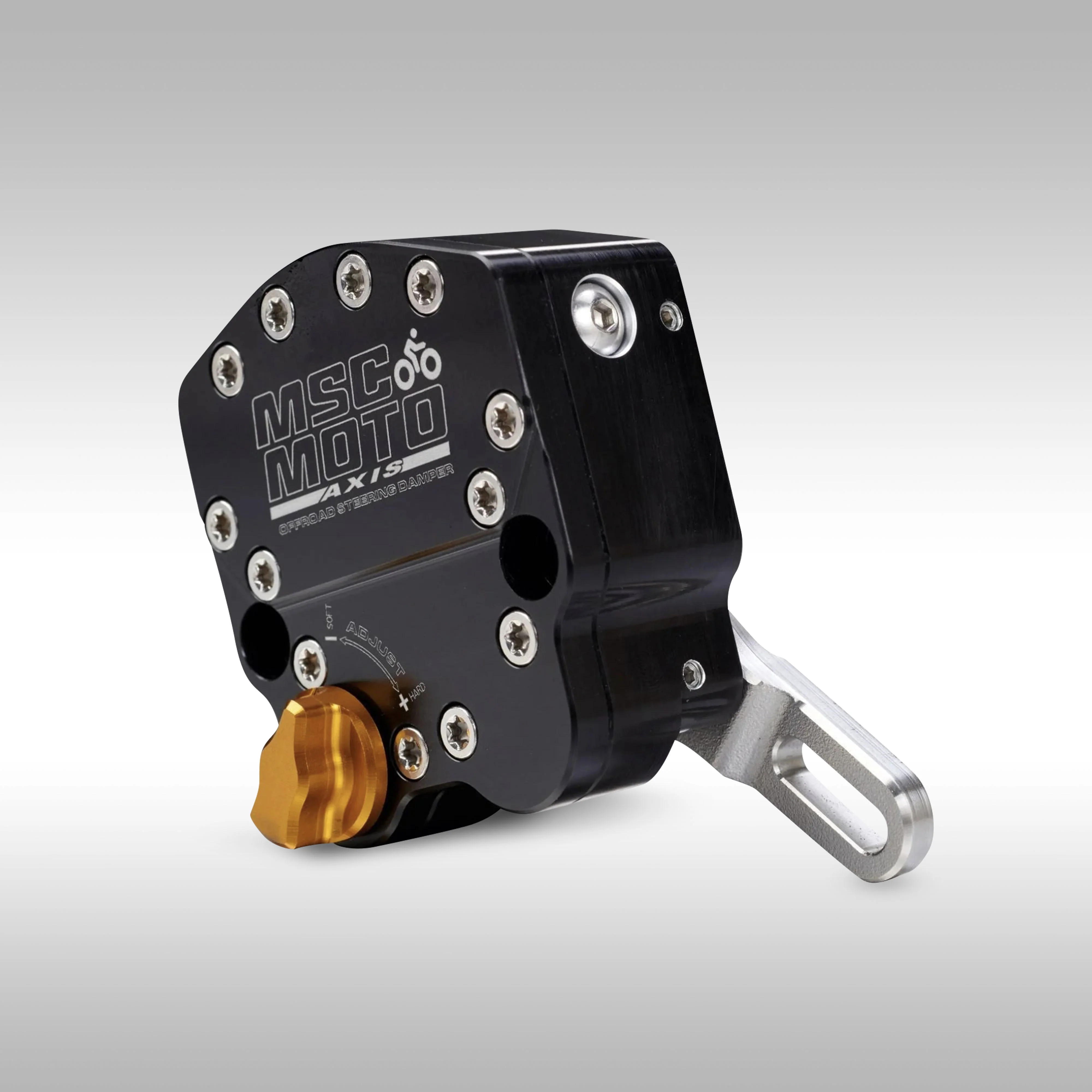 MSC AXIS DOWN UNDER STEERING DAMPER KIT - KTM, HUSQVARNA, GASGAS DUALSPORT / ENDURO - Image 2