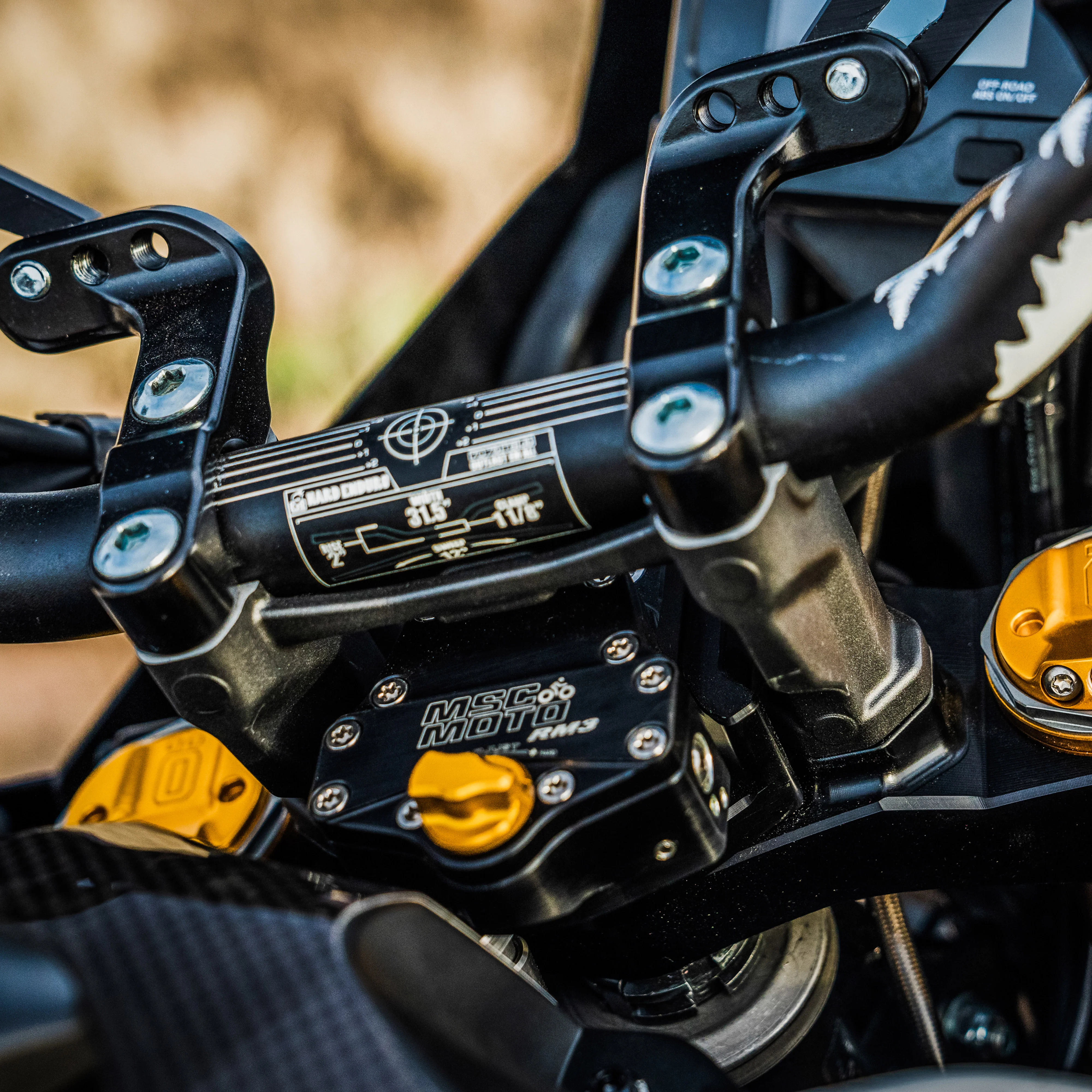 MSC MOTO - RM3 DOWN UNDER STEERING DAMPER KIT - YAMAHA TENERE 700 - Image 6