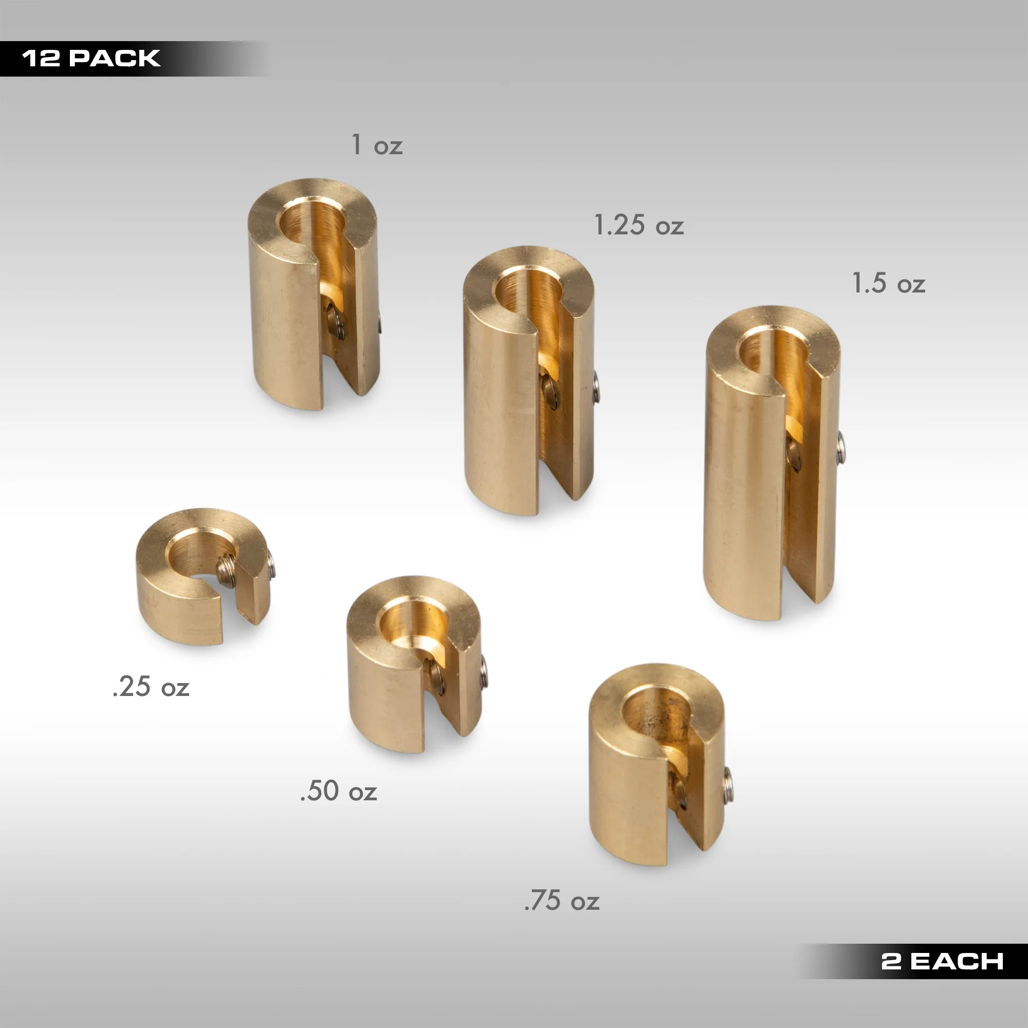 NO-MAR - BRASS WHEEL WEIGHTS - Image 2