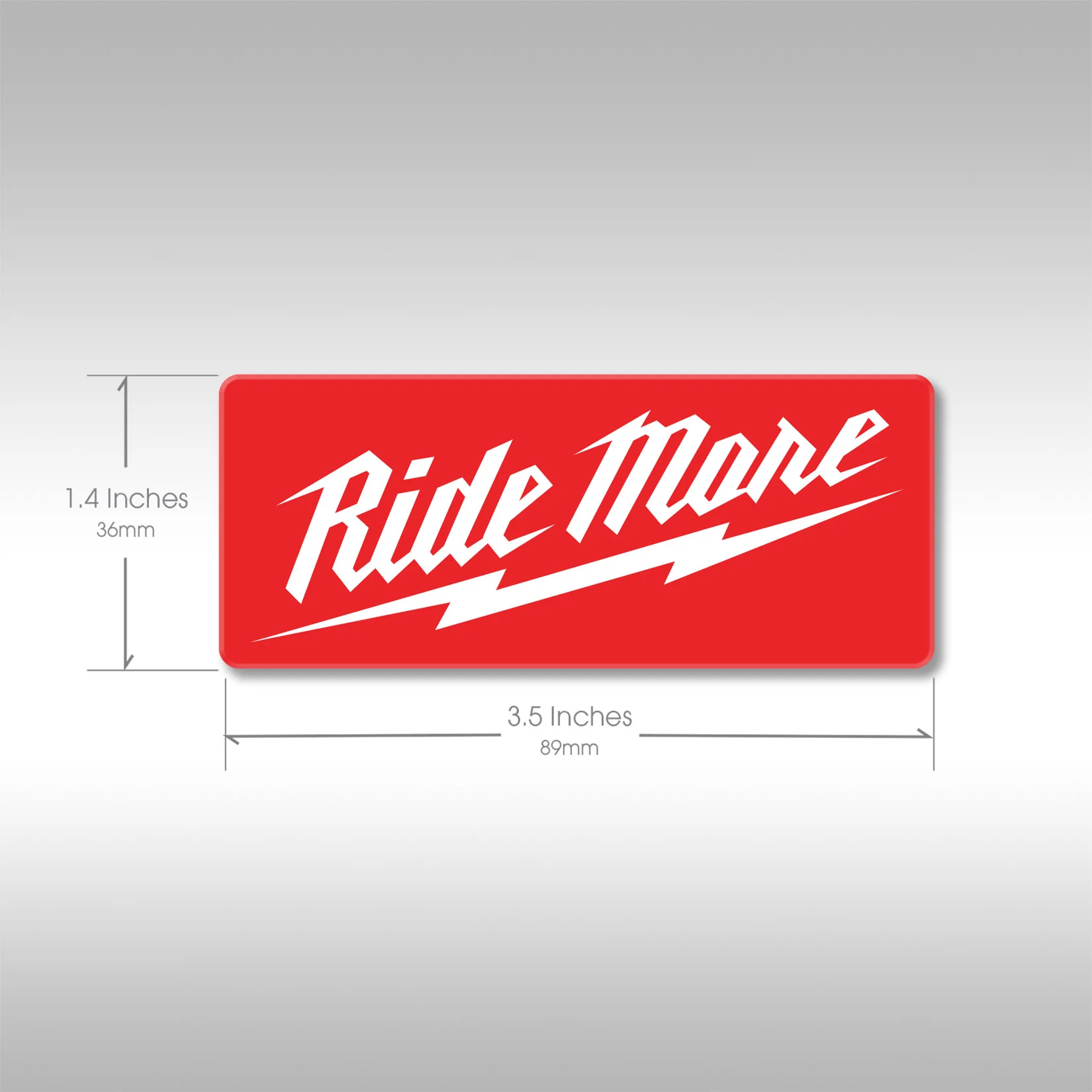 RIDE MORE WAUKEE STICKER - HEAVY DUTY - Image 2